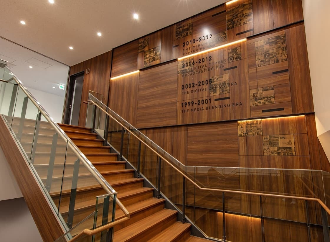 3層吹抜け内階段